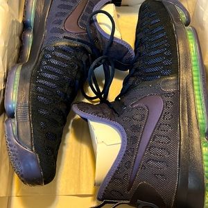 Nike Zoom KD9 Obsidian/Dk Purple Dust-Black Obsidian Size 13 Mens